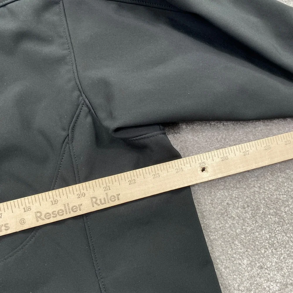 The North Face Apex Bionic Jacket Mens XL Black Softshell Windproof Fleece Lined